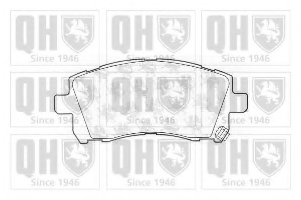 QUINTON HAZELL BP1180 Тормозные колодки для SUBARU LIBERTY III (Субару Либэртъ 3) QUINTON HAZELL BP1180 Тормозные колодки для SUBARU LIBERTY III (Субару Либэртъ 3)