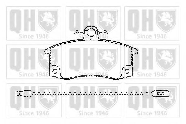 QUINTON HAZELL BP1185 Тормозные колодки для LADA 111 (Лада 111) QUINTON HAZELL BP1185 Тормозные колодки для LADA 111 (Лада 111)