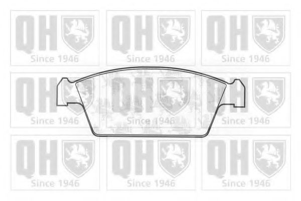 QUINTON HAZELL BP1187 Тормозные колодки для DAEWOO (Дэу) QUINTON HAZELL BP1187 Тормозные колодки для DAEWOO (Дэу)
