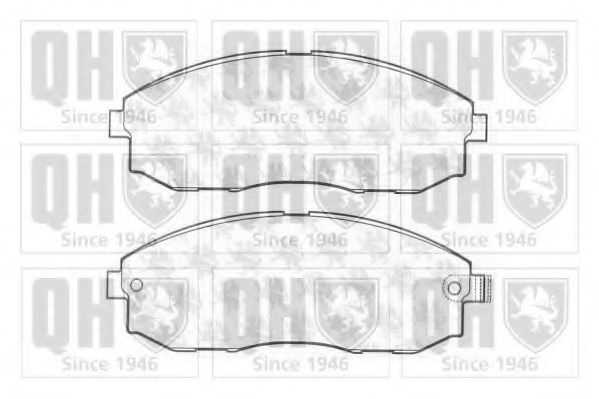 QUINTON HAZELL BP1192 Тормозные колодки для HYUNDAI H-1 / STAREX (Хендай Н1 / старэx) QUINTON HAZELL BP1192 Тормозные колодки для HYUNDAI H-1 / STAREX (Хендай Н1 / старэx)