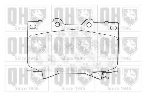 QUINTON HAZELL BP1194 Тормозные колодки для TOYOTA PRADO (Тойота/тоета Прадо) QUINTON HAZELL BP1194 Тормозные колодки для TOYOTA PRADO (Тойота/тоета Прадо)
