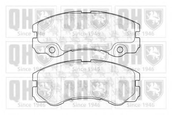 QUINTON HAZELL BP1204 Тормозные колодки для OPEL FRONTERA B (Опель Фронтера б) QUINTON HAZELL BP1204 Тормозные колодки для OPEL FRONTERA B (Опель Фронтера б)