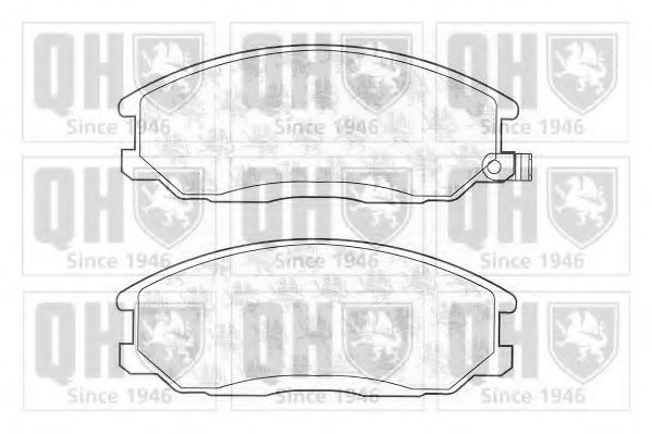 QUINTON HAZELL BP1245 Тормозные колодки для SSANGYONG ACTYON SPORTS I (Сан-янг/санянг Актион спорт1) QUINTON HAZELL BP1245 Тормозные колодки для SSANGYONG ACTYON SPORTS I (Сан-янг/санянг Актион спорт1)