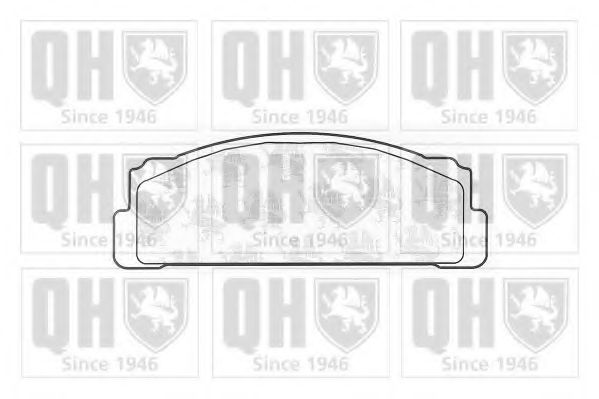 QUINTON HAZELL BP125 Тормозные колодки для FIAT SUPERBRAVO (Фиат Супербраvо) QUINTON HAZELL BP125 Тормозные колодки для FIAT SUPERBRAVO (Фиат Супербраvо)