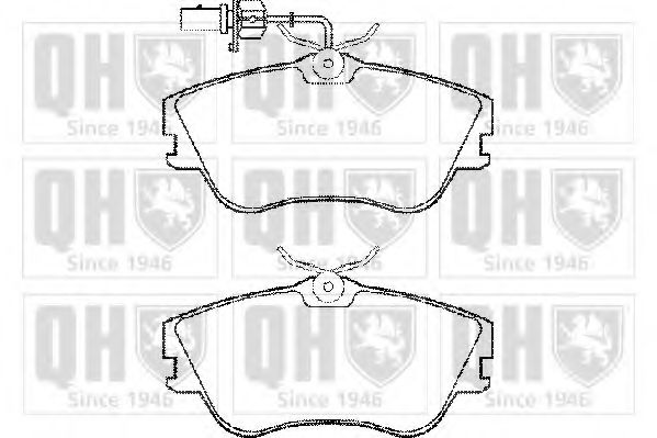 QUINTON HAZELL BP1275 Тормозные колодки для VOLKSWAGEN T4 CARAVELLE (Фольксваген Т4 cараvэллэ) QUINTON HAZELL BP1275 Тормозные колодки для VOLKSWAGEN T4 CARAVELLE (Фольксваген Т4 cараvэллэ)