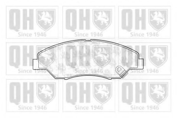QUINTON HAZELL BP1287 Тормозные колодки для KIA SPORTAGE (Киа Спортейдж)