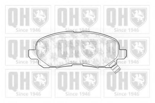 QUINTON HAZELL BP1294 Тормозные колодки для DODGE CALIBER (Додж Калибер) QUINTON HAZELL BP1294 Тормозные колодки для DODGE CALIBER (Додж Калибер)