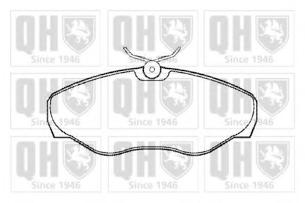 QUINTON HAZELL BP1305 Тормозные колодки для RENAULT TRAFIC II (Рено Трафик 2) QUINTON HAZELL BP1305 Тормозные колодки для RENAULT TRAFIC II (Рено Трафик 2)