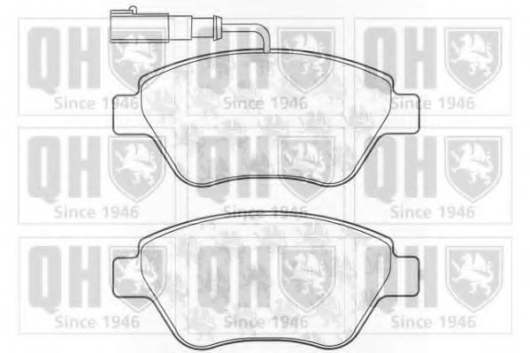QUINTON HAZELL BP1315 Тормозные колодки для ALFA ROMEO MITO (Альфа ромео Мито) QUINTON HAZELL BP1315 Тормозные колодки для ALFA ROMEO MITO (Альфа ромео Мито)