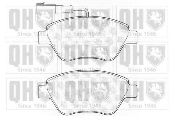 QUINTON HAZELL BP1317 Тормозные колодки для ALFA ROMEO MITO (Альфа ромео Мито) QUINTON HAZELL BP1317 Тормозные колодки для ALFA ROMEO MITO (Альфа ромео Мито)