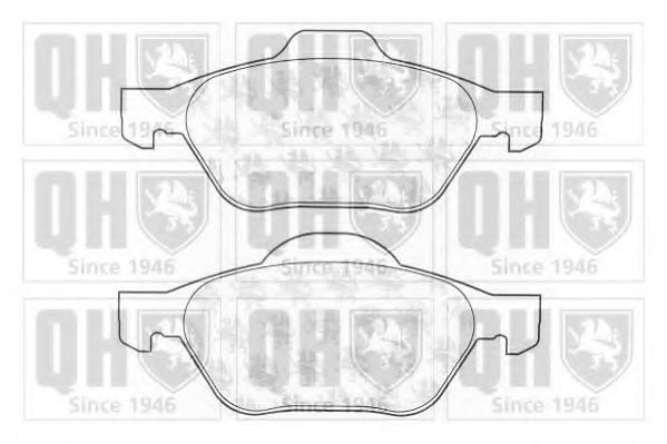 QUINTON HAZELL BP1319 Тормозные колодки для RENAULT LAGUNA II (Рено Лагуна 2) QUINTON HAZELL BP1319 Тормозные колодки для RENAULT LAGUNA II (Рено Лагуна 2)