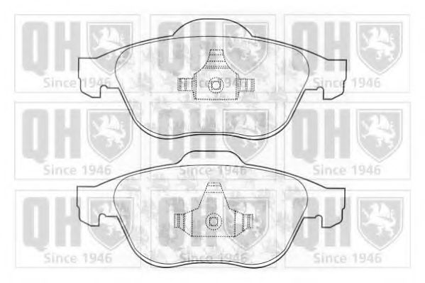 QUINTON HAZELL BP1321 Тормозные колодки для RENAULT ESPACE IV (Рено Эспейс 4) QUINTON HAZELL BP1321 Тормозные колодки для RENAULT ESPACE IV (Рено Эспейс 4)