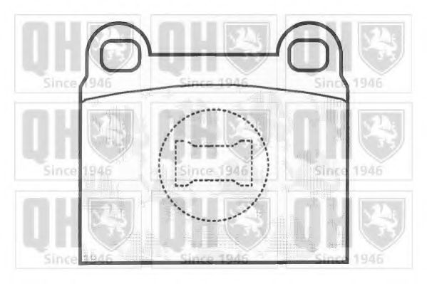 QUINTON HAZELL BP136 Тормозные колодки для AUDI 80 (Ауди 80) QUINTON HAZELL BP136 Тормозные колодки для AUDI 80 (Ауди 80)