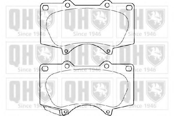 QUINTON HAZELL BP1363 Тормозные колодки для TOYOTA PRADO (Тойота/тоета Прадо) QUINTON HAZELL BP1363 Тормозные колодки для TOYOTA PRADO (Тойота/тоета Прадо)