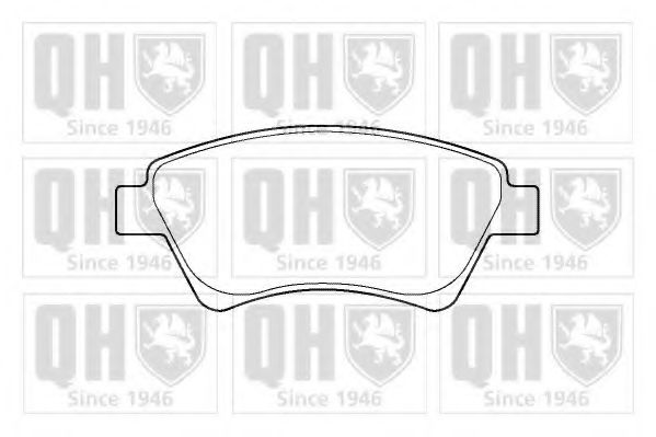 QUINTON HAZELL BP1377 Тормозные колодки для RENAULT SCNIC II (Рено Сценик 2) QUINTON HAZELL BP1377 Тормозные колодки для RENAULT SCNIC II (Рено Сценик 2)