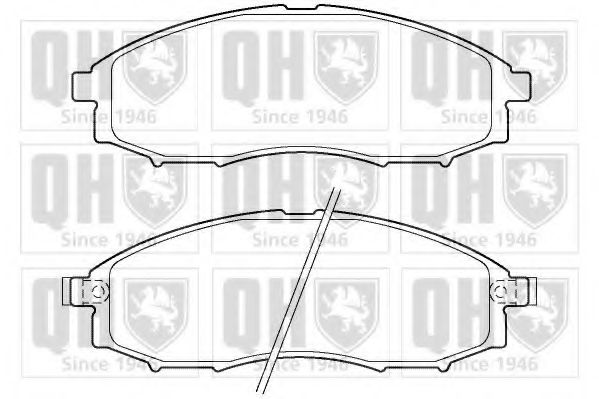 QUINTON HAZELL BP1390 Тормозные колодки для NISSAN PICKUP III (Ниссан Пиcкуп 3) QUINTON HAZELL BP1390 Тормозные колодки для NISSAN PICKUP III (Ниссан Пиcкуп 3)
