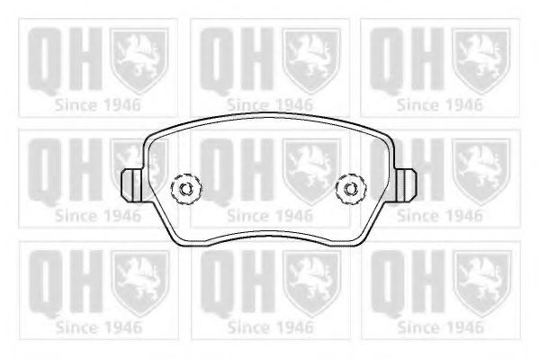 QUINTON HAZELL BP1412 Тормозные колодки для DACIA LODGY (Дача Лодгъ)
