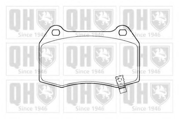 QUINTON HAZELL BP1414 Тормозные колодки для NISSAN 350 Z (Ниссан 350 з)