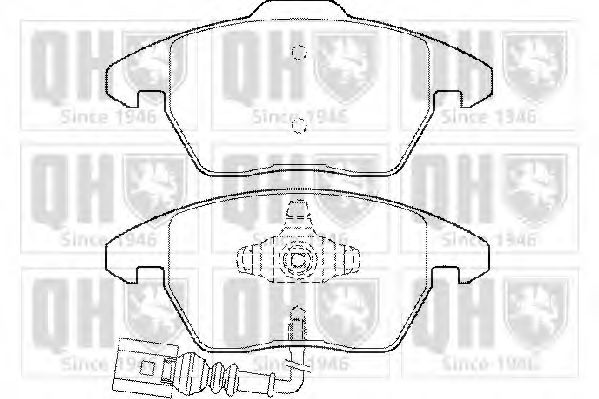 QUINTON HAZELL BP1419 Тормозные колодки для AUDI TT (Ауди Тт) QUINTON HAZELL BP1419 Тормозные колодки для AUDI TT (Ауди Тт)