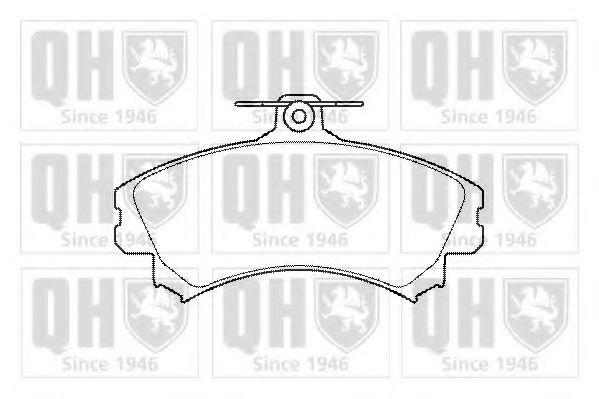 QUINTON HAZELL BP1430 Тормозные колодки для SMART FORFOUR (Смарт Форфоур) QUINTON HAZELL BP1430 Тормозные колодки для SMART FORFOUR (Смарт Форфоур)