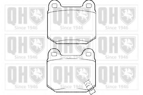 QUINTON HAZELL BP1449 Тормозные колодки для NISSAN 350 Z (Ниссан 350 з)