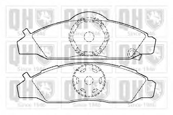QUINTON HAZELL BP1485 Тормозные колодки для SSANGYONG MUSSO (Сан-янг/санянг Муссо) QUINTON HAZELL BP1485 Тормозные колодки для SSANGYONG MUSSO (Сан-янг/санянг Муссо)