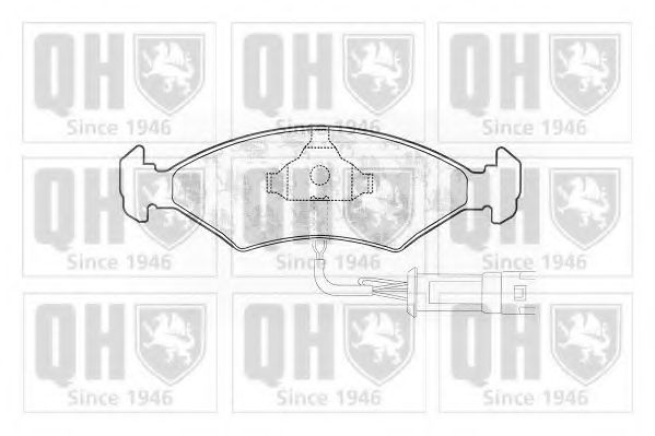 QUINTON HAZELL BP160 Тормозные колодки для FORD ORION II (Форд Орион 2) QUINTON HAZELL BP160 Тормозные колодки для FORD ORION II (Форд Орион 2)