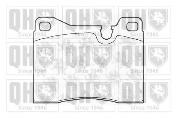 QUINTON HAZELL BP178 Тормозные колодки для BMW 7 (Бмв 7)