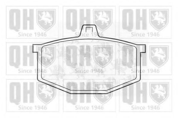 QUINTON HAZELL BP199 Тормозные колодки для RENAULT LE CAR (Рено Лэ cар) QUINTON HAZELL BP199 Тормозные колодки для RENAULT LE CAR (Рено Лэ cар)
