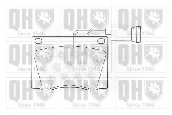 QUINTON HAZELL BP204 Тормозные колодки для ROVER 2000-3500 (Ровер 2000-3500) QUINTON HAZELL BP204 Тормозные колодки для ROVER 2000-3500 (Ровер 2000-3500)