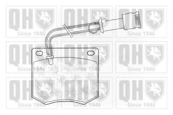 QUINTON HAZELL BP219 Тормозные колодки для FORD GRANADA (Форд Гранада) QUINTON HAZELL BP219 Тормозные колодки для FORD GRANADA (Форд Гранада)