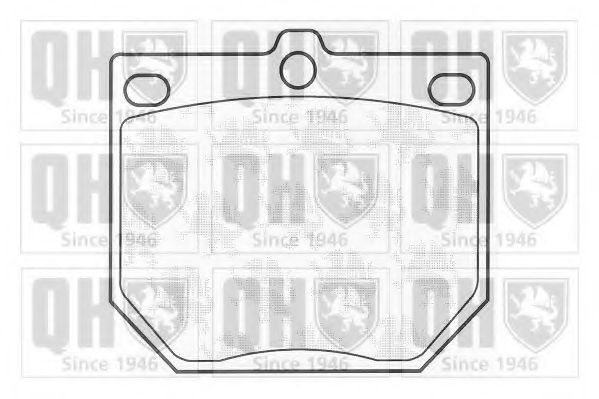 QUINTON HAZELL BP231 Тормозные колодки для TOYOTA CORONA (Тойота/тоета Cорона) QUINTON HAZELL BP231 Тормозные колодки для TOYOTA CORONA (Тойота/тоета Cорона)