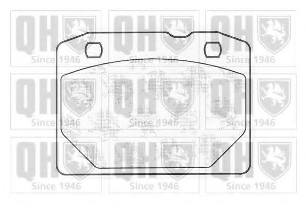 QUINTON HAZELL BP255 Тормозные колодки для LADA ZHIGULI (Лада Зхигули) QUINTON HAZELL BP255 Тормозные колодки для LADA ZHIGULI (Лада Зхигули)