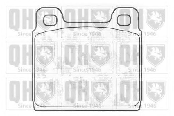 QUINTON HAZELL BP291 Тормозные колодки для VOLKSWAGEN T3 CARAVELLE (Фольксваген Т3 cараvэллэ) QUINTON HAZELL BP291 Тормозные колодки для VOLKSWAGEN T3 CARAVELLE (Фольксваген Т3 cараvэллэ)