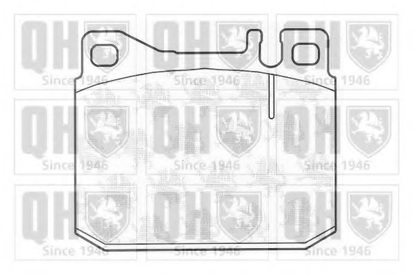 QUINTON HAZELL BP319 Тормозные колодки для VOLKSWAGEN LT 28-50 (Фольксваген Лт 28-50) QUINTON HAZELL BP319 Тормозные колодки для VOLKSWAGEN LT 28-50 (Фольксваген Лт 28-50)