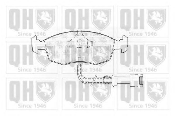 QUINTON HAZELL BP324 Тормозные колодки для FORD GRANADA (Форд Гранада) QUINTON HAZELL BP324 Тормозные колодки для FORD GRANADA (Форд Гранада)
