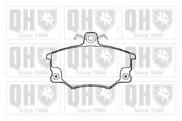 QUINTON HAZELL BP353 Тормозные колодки для FIAT TEMPRA (Фиат Тэмпра) QUINTON HAZELL BP353 Тормозные колодки для FIAT TEMPRA (Фиат Тэмпра)