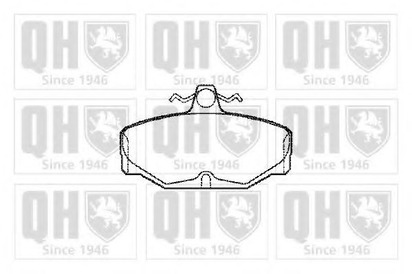 QUINTON HAZELL BP364 Тормозные колодки для FORD GRANADA (Форд Гранада) QUINTON HAZELL BP364 Тормозные колодки для FORD GRANADA (Форд Гранада)