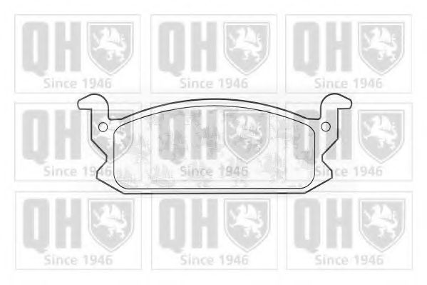 QUINTON HAZELL BP367 Тормозные колодки для DAIHATSU CHARADE II (Дайхатсу Чарадэ 2) QUINTON HAZELL BP367 Тормозные колодки для DAIHATSU CHARADE II (Дайхатсу Чарадэ 2)