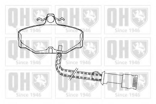 QUINTON HAZELL BP368 Тормозные колодки для FORD GRANADA (Форд Гранада) QUINTON HAZELL BP368 Тормозные колодки для FORD GRANADA (Форд Гранада)