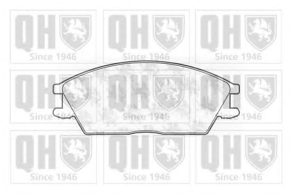 QUINTON HAZELL BP378 Тормозные колодки для HONDA ACCORD II (Хонда Аccорд 2) QUINTON HAZELL BP378 Тормозные колодки для HONDA ACCORD II (Хонда Аccорд 2)