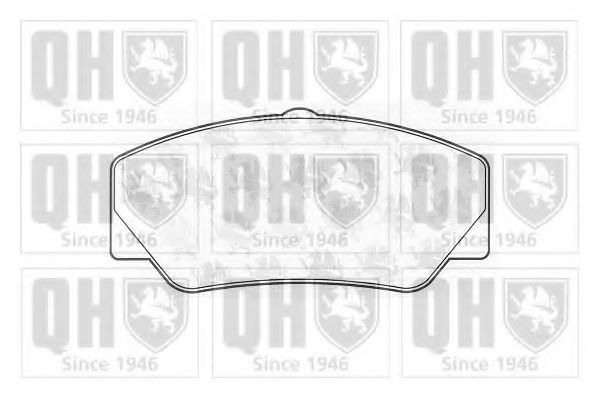 QUINTON HAZELL BP406 Тормозные колодки для FORD TRANSIT (Форд Трансит) QUINTON HAZELL BP406 Тормозные колодки для FORD TRANSIT (Форд Трансит)