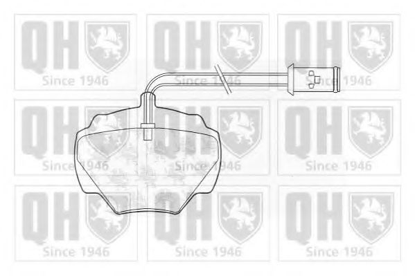 QUINTON HAZELL BP414 Тормозные колодки для LAND ROVER DEFENDER (Ленд ровер/лэнд ровер Дэфэндэр) QUINTON HAZELL BP414 Тормозные колодки для LAND ROVER DEFENDER (Ленд ровер/лэнд ровер Дэфэндэр)
