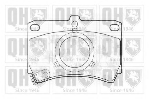 QUINTON HAZELL BP416 Тормозные колодки для MAZDA 323 III (Мазда 323 3) QUINTON HAZELL BP416 Тормозные колодки для MAZDA 323 III (Мазда 323 3)