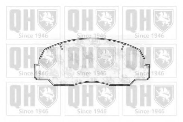 QUINTON HAZELL BP424 Тормозные колодки для DAIHATSU FEROZA HARD TOP (Дайхатсу Фэроза хард топ) QUINTON HAZELL BP424 Тормозные колодки для DAIHATSU FEROZA HARD TOP (Дайхатсу Фэроза хард топ)
