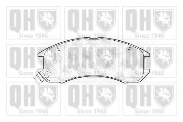QUINTON HAZELL BP427 Тормозные колодки для MAZDA 626 III (Мазда 626 3) QUINTON HAZELL BP427 Тормозные колодки для MAZDA 626 III (Мазда 626 3)