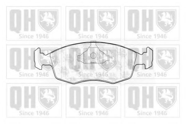 QUINTON HAZELL BP446 Тормозные колодки для FORD GRANADA (Форд Гранада) QUINTON HAZELL BP446 Тормозные колодки для FORD GRANADA (Форд Гранада)