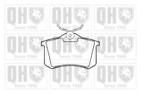 QUINTON HAZELL BP456 Тормозные колодки для SEAT TOLEDO (Сеат Толэдо) QUINTON HAZELL BP456 Тормозные колодки для SEAT TOLEDO (Сеат Толэдо)