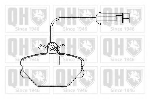 QUINTON HAZELL BP467 Тормозные колодки для FIAT TEMPRA (Фиат Тэмпра) QUINTON HAZELL BP467 Тормозные колодки для FIAT TEMPRA (Фиат Тэмпра)