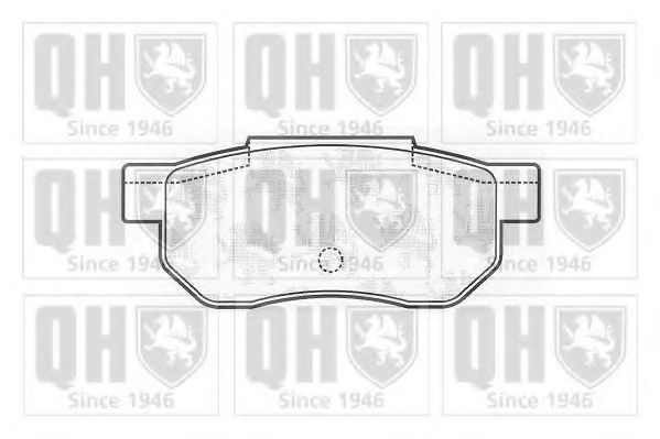 QUINTON HAZELL BP470 Тормозные колодки для HONDA PRELUDE III (Хонда Прэлудэ 3) QUINTON HAZELL BP470 Тормозные колодки для HONDA PRELUDE III (Хонда Прэлудэ 3)